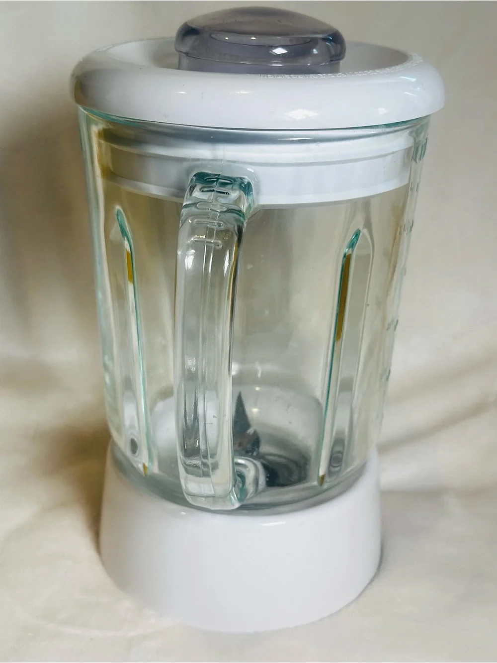 Cuisinart Smart Power Duet Processor Blender Glass Pitcher & Blade 5 Cups White